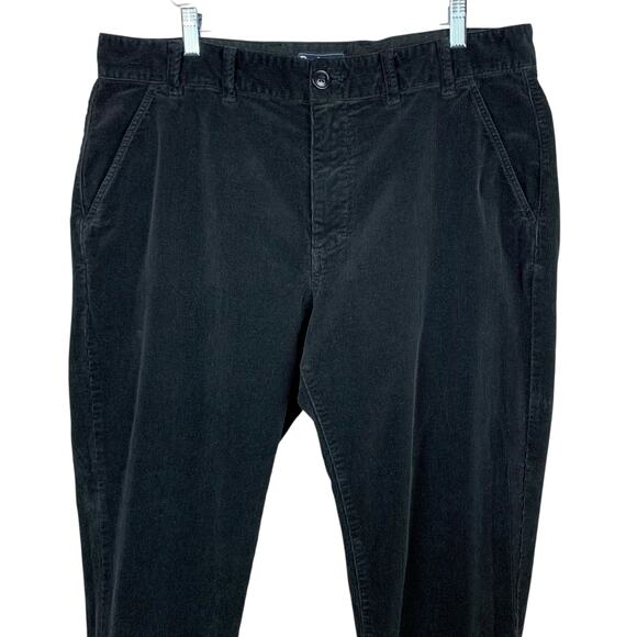 Barbour Neuston Corduroy Pants Stretch Black Trousers Regular Fit Men's 38 x 32 - Picture 2 of 9